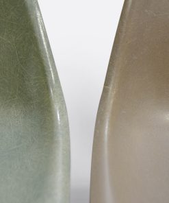 Eames DSW set of 4 Seafoam Green - Greige - Off White - Forest Green3
