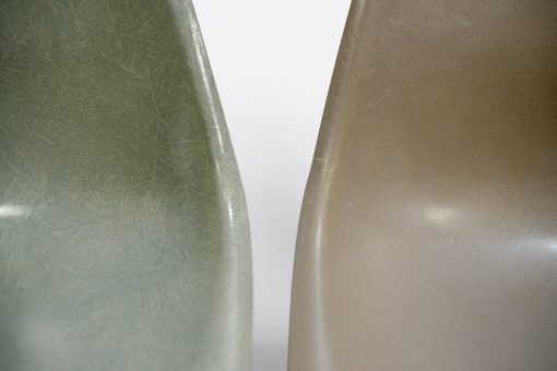 Eames DSW set of 4 Seafoam Green - Greige - Off White - Forest Green3