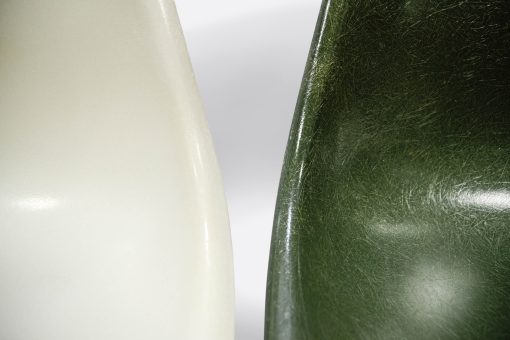 Eames DSW set of 4 Seafoam Green - Greige - Off White - Forest Green4