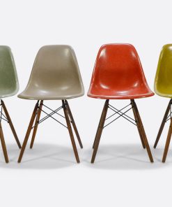 Eames DSW set of 4 Seafoam Green - Greige - Terracotta - Mustard1
