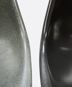 Eames DSR set of 4 Jet Black - Seal Brown - Elephant Grey - Charcoal 3