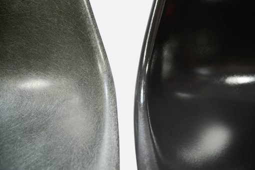 Eames DSR set of 4 Jet Black - Seal Brown - Elephant Grey - Charcoal 3