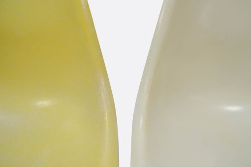 Eames DSW set of 4 Forest Green - Canary Yellow - Lemon Yellow - Off White3