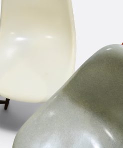 Eames DSW set of 4 Mustard - Off White - Seafoam Green - Terracotta4