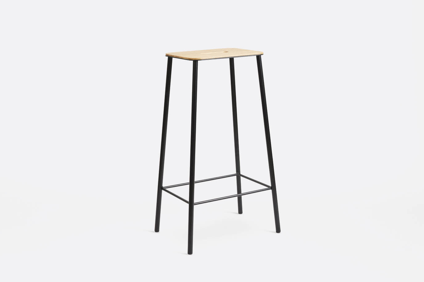 frama - Adam Stool Oak Black H76