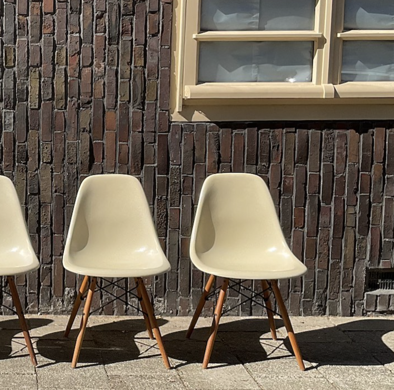 Eames fiberglass chairs